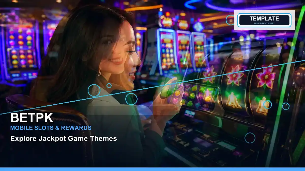 A layered BETPK slot-game visual featuring an adult Filipina casino host and a mobile-friendly gaming layout.